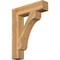 Ekena Millwork Legacy Block Rough Sawn Bracket, Western Red Cedar, 6"W x 28"D x 36"H BKT06X28X36LEC05RWR - alternate 1